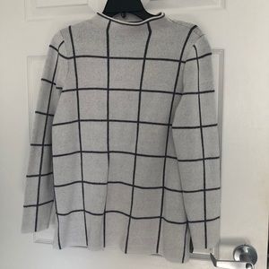 Loft Windowpane Sweater